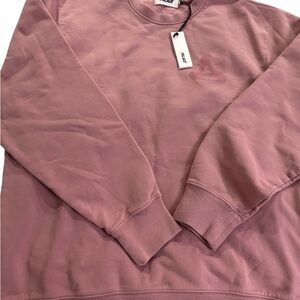 PALACE Dusty Pink Crewneck Sweatshirt with Subtle Chest Logo
